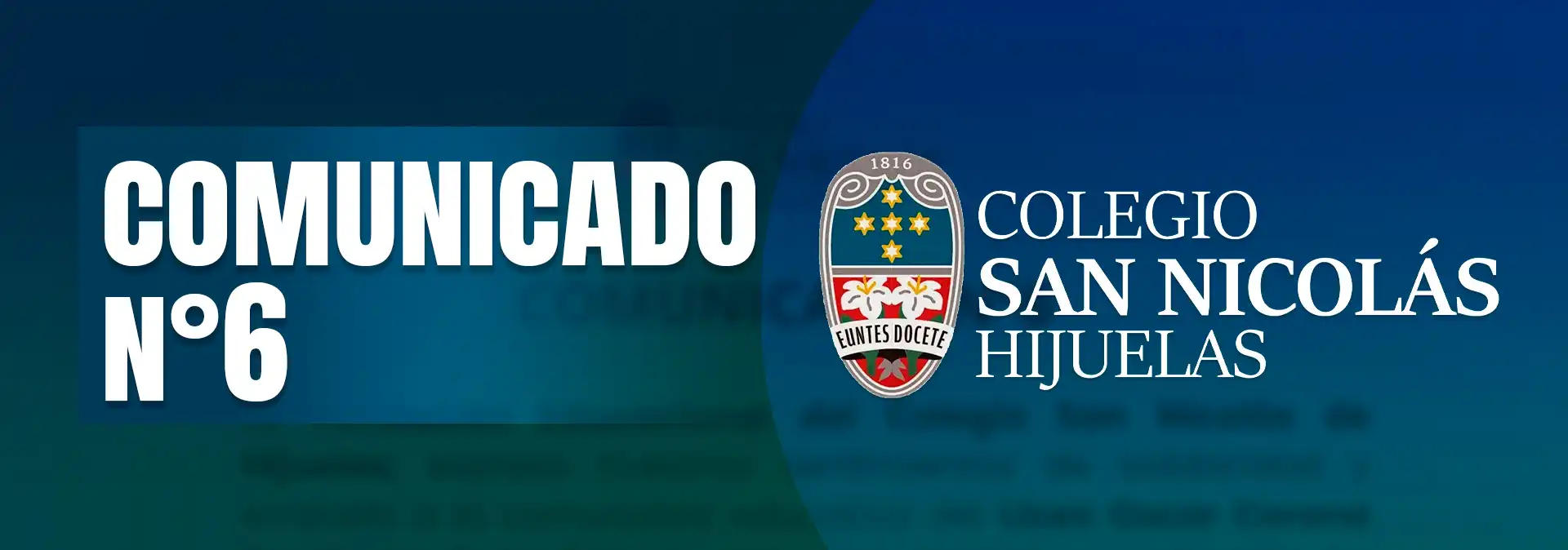 COMUNICADO Expresamos solidaridad y simpatía por la comunidad educativa Liceo Corona Barahona de La Calera