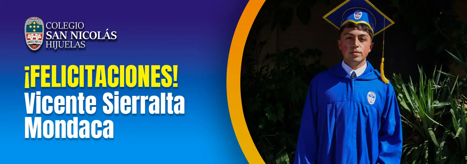 ¡Felicitaciones! Vicente Sierralta Mondaca