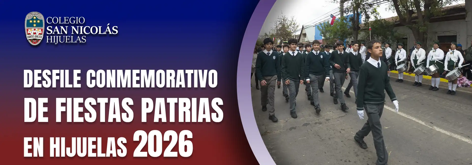 Desfile conmemorativo de Fiestas Patrias en Hijuelas 2026